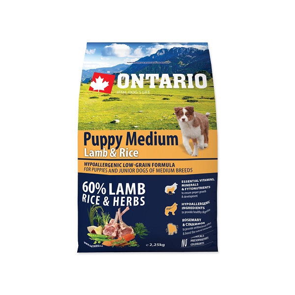Ontario Puppy Medium Lamb &