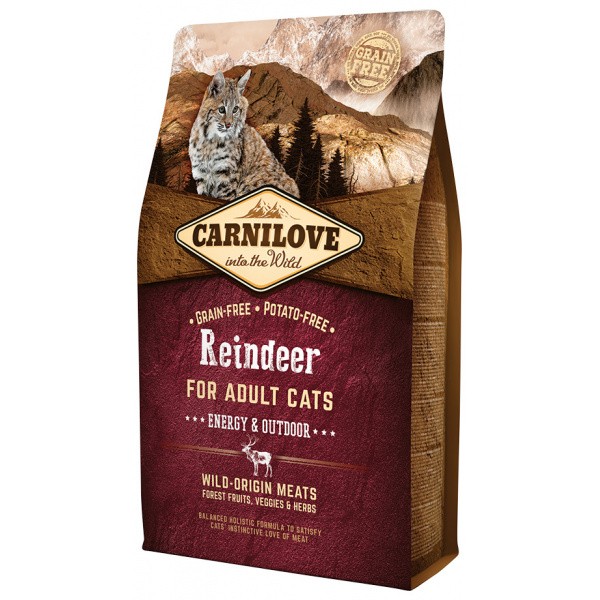 Carnilove Reindeer Adult Cats – Energy