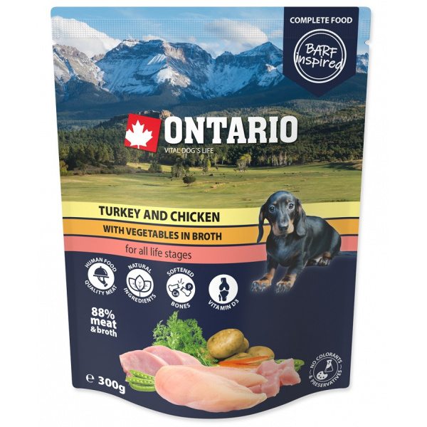 Kapsička Ontario krůta+kuře se zeleninou