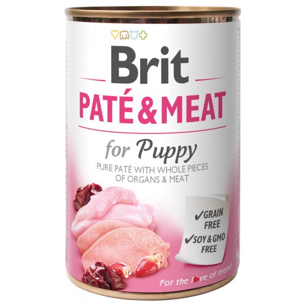 Konzerva Brit Paté & Meat Puppy