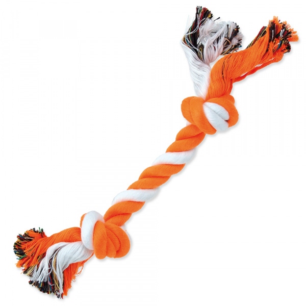 Uzel Dog Fantasy bavlněný oranžovo-bílý