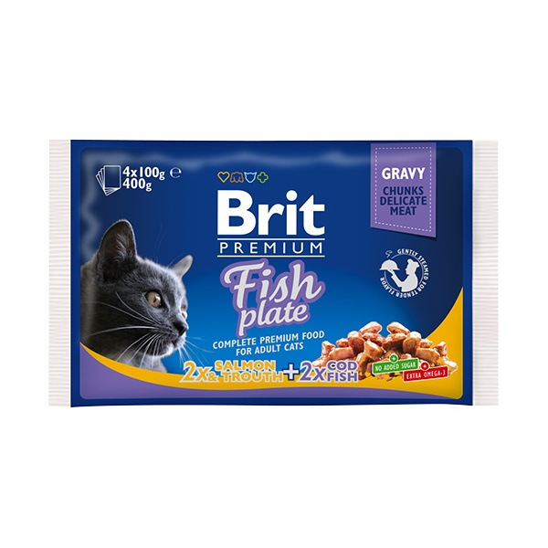 Kapsička Brit Premium Cat Fish