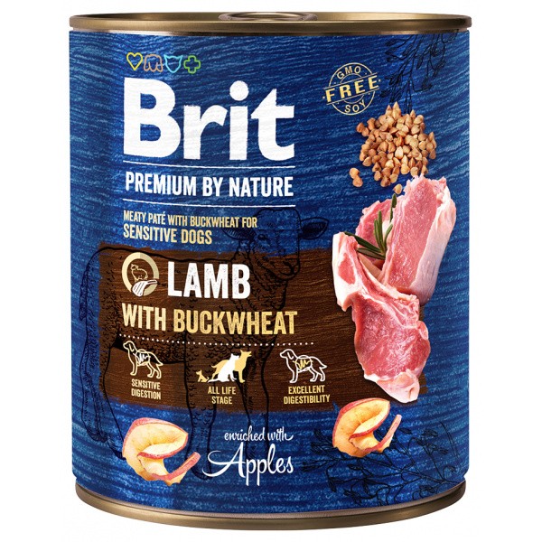 Konzerva Brit Premium by Nature Lamb with Buckwheat