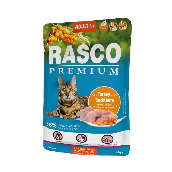 Kapsička Rasco Premium Cat Adult Turkey