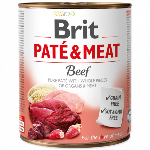 Konzerva Brit Paté & Meat Beef