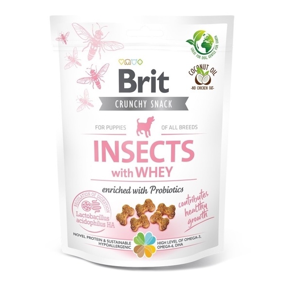 Brit Care Dog Puppy Crunchy Cracker Insects with