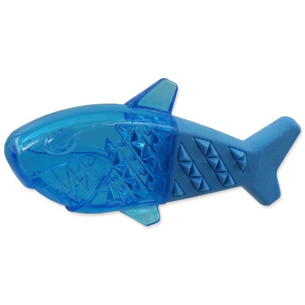 Chladící žralok Dog Fantasy modrý