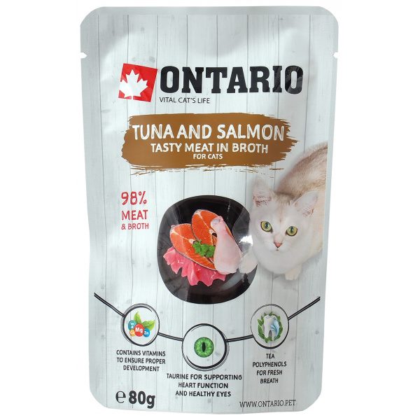 Kapsička Ontario Tuna and Salmon in Broth