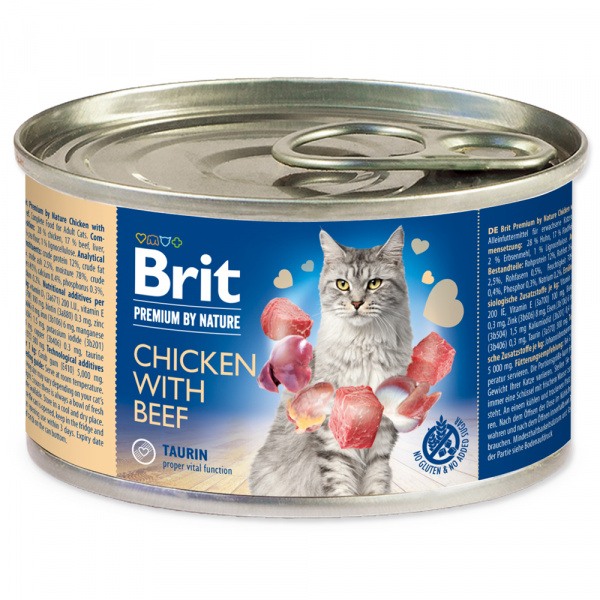 Konzerva Brit Premium by Nature Chicken