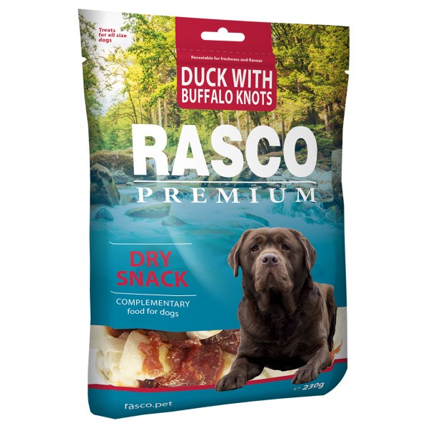Pochoutka Rasco Premium uzly bůvolí 5cm