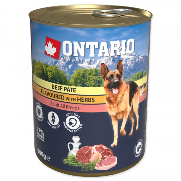 Konzerva Ontario Beef Pate flavoured