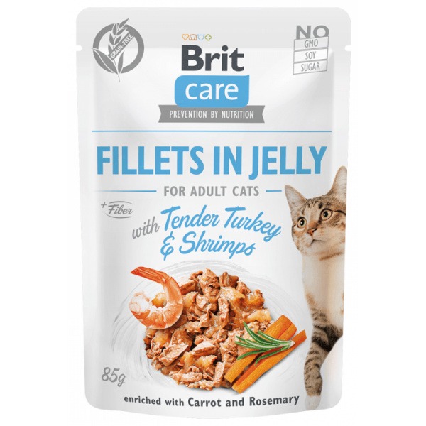 Kapsička Brit Care Cat Fillets in Jelly with