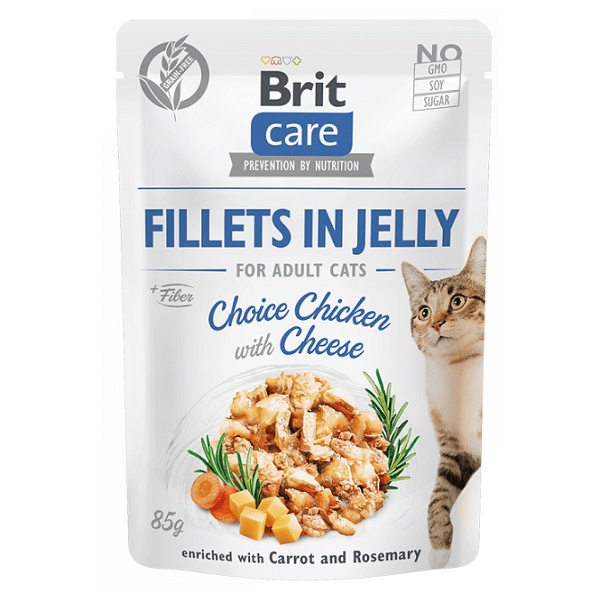 Kapsička Brit Care Cat Fillets in Jelly
