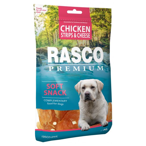 Pochoutka Rasco Premium proužky kuřecí