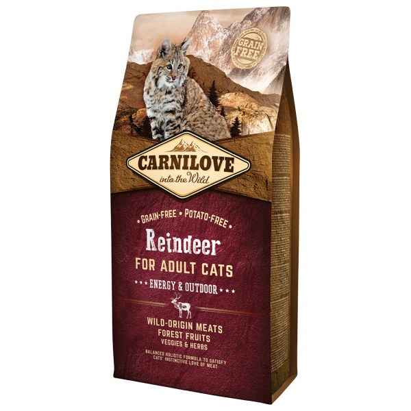 Carnilove Reindeer Adult Cats – Energy