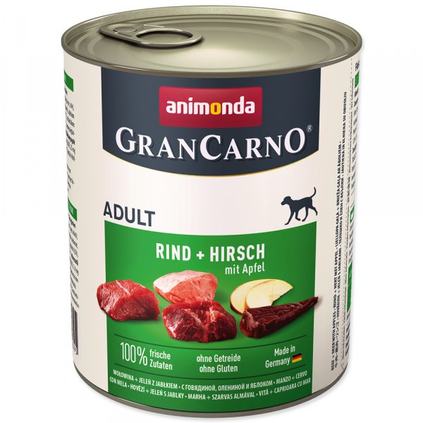 Konzerva Animonda Gran Carno hovězí + jelení