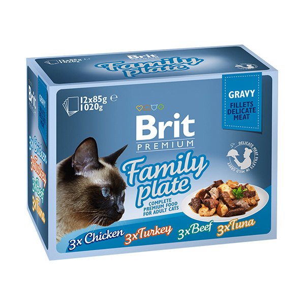 Brit Premium Cat Delicate Fillets in Gravy
