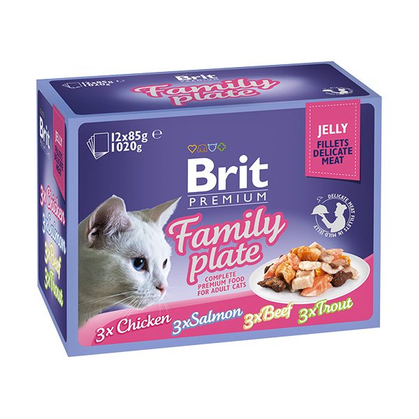 Brit Premium Cat Delicate Fillets v želé