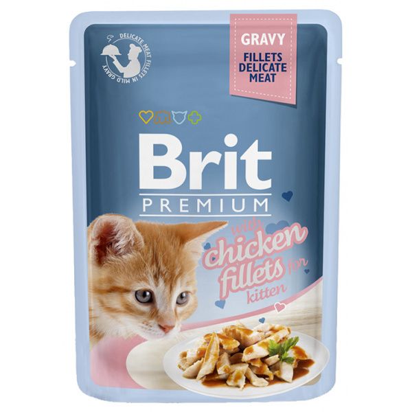 Kapsička Brit Premium Cat Delicate Fillets ve šťávě