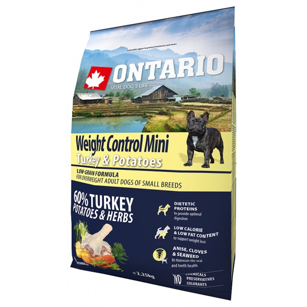 Ontario Mini Weight Control Turkey & Potatoes