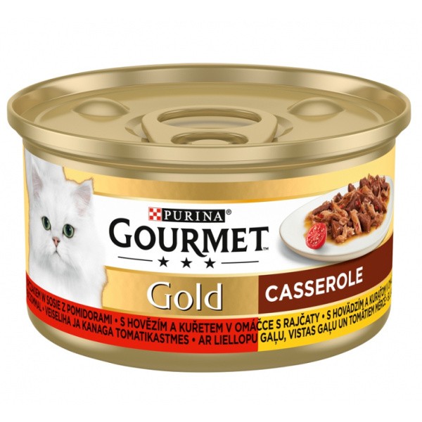 Gourmet Gold s hovězím a kuřetem