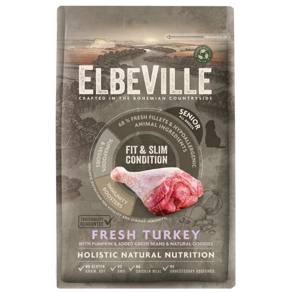 ELBEVILLE Senior All Breeds Fresh Turkey Fit