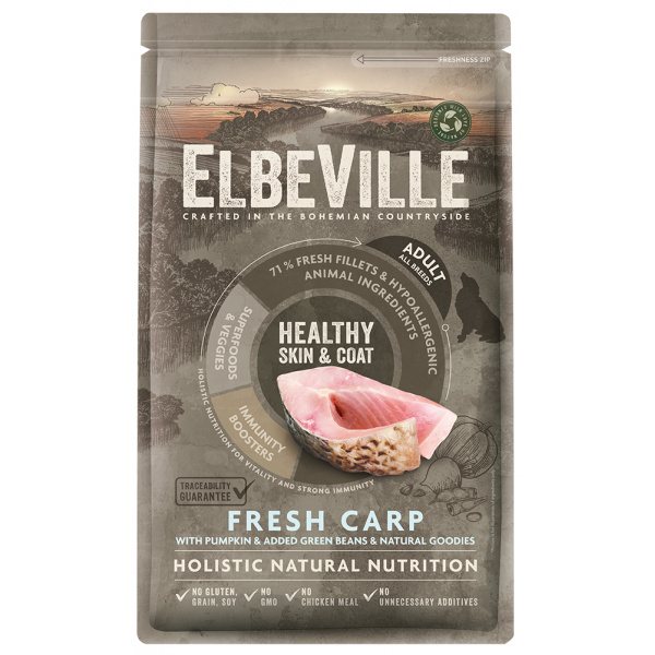 ELBEVILLE Adult All Breeds Fresh Carp Healthy