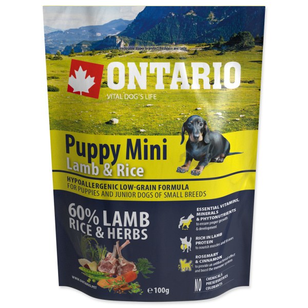 Vzorek - Ontario Puppy Mini Lamb