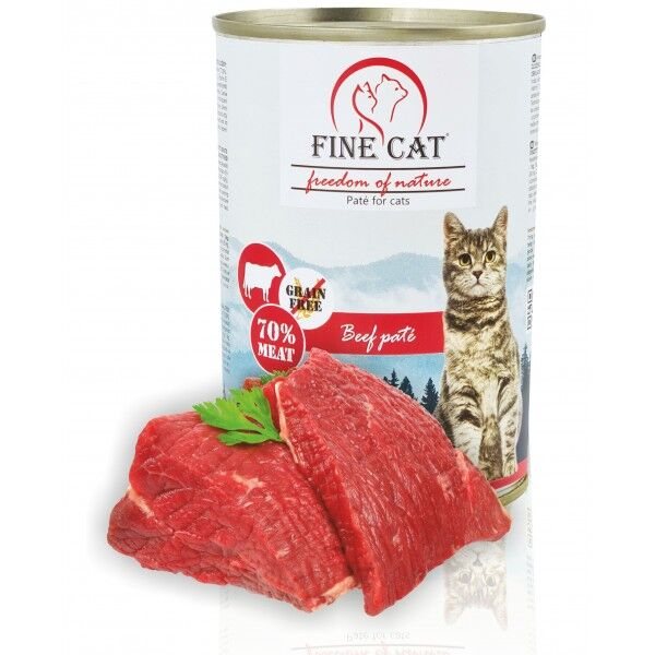 Fine Cat FoN konzerva pro kočky hovězí