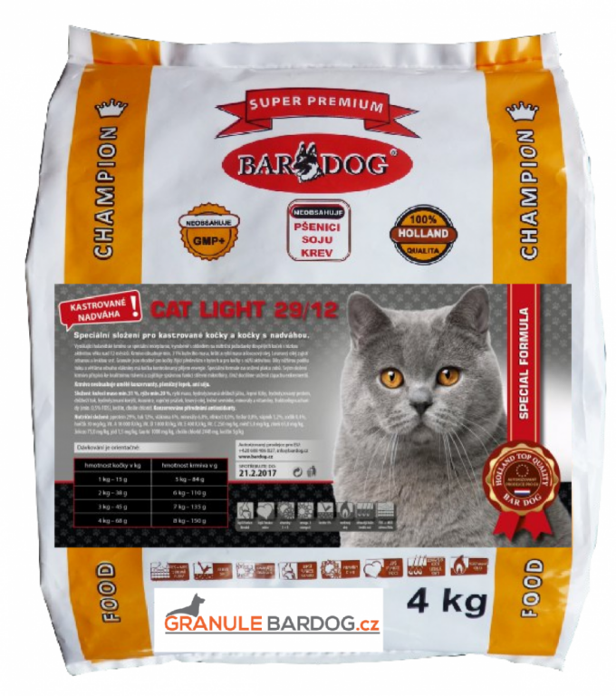 Bardog Super prémiové krmivo pro kočky Cat