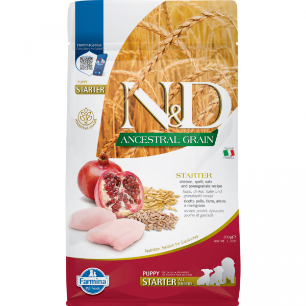 N&D Ancestral Grain Puppy Starter Chicken
