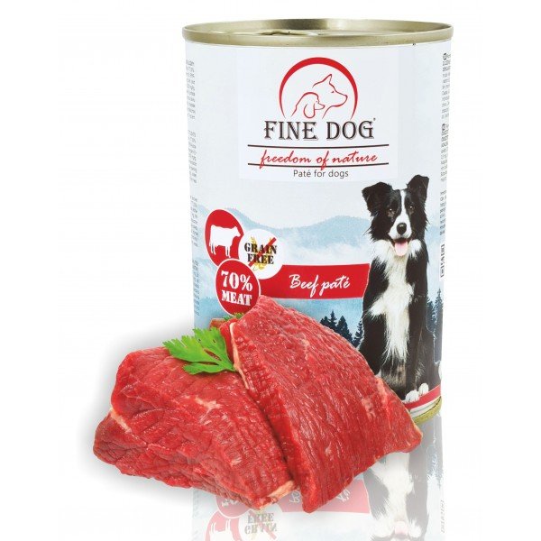 Fine Dog FoN konzerva pro psy hovězí